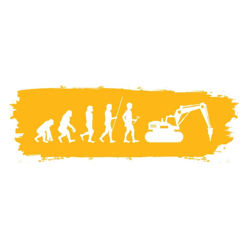 Evolution hin zum Bagger