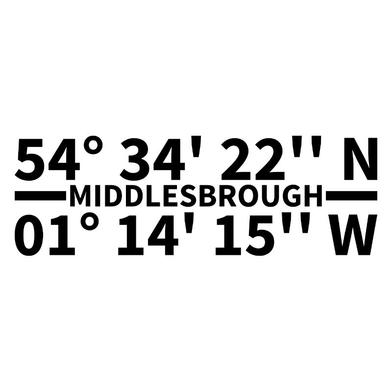 Coordonnées de Middlesbrough