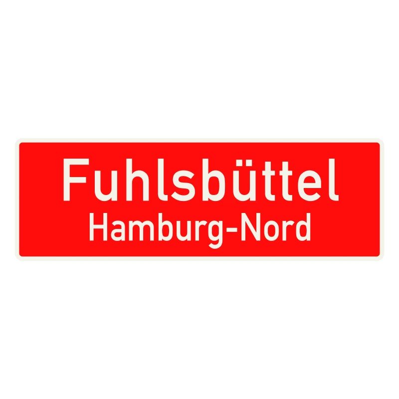 Fuhlsbüttel - Hamburg Ortsschild/Bezirksschild.