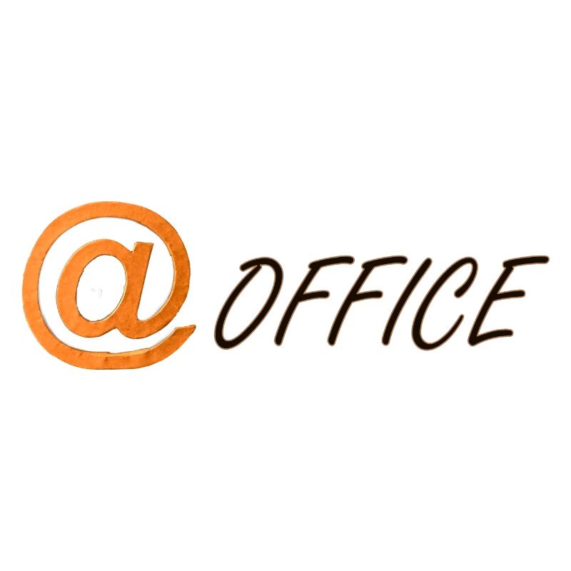 at-Symbol und das Wort office