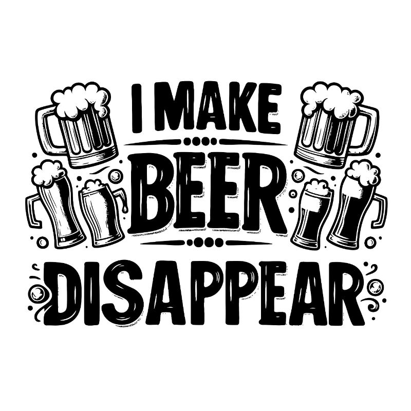 I make Beer disapear – Lustiges Geschenk Bier
