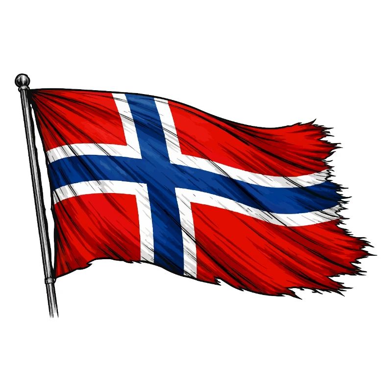 Drapeau de la Norvège