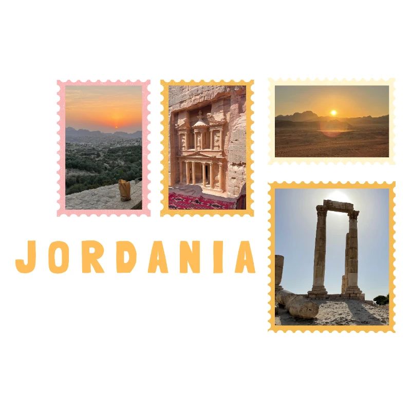 Jordanien Collage