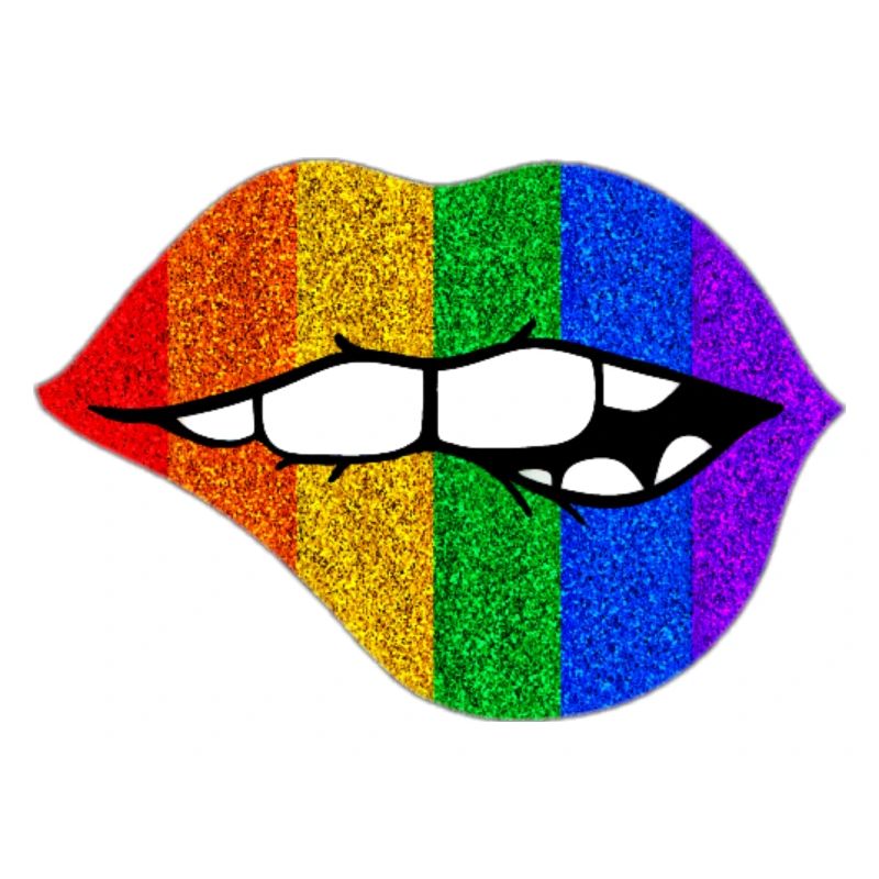 LGBTQ+ LIPS BITING PRIDE
