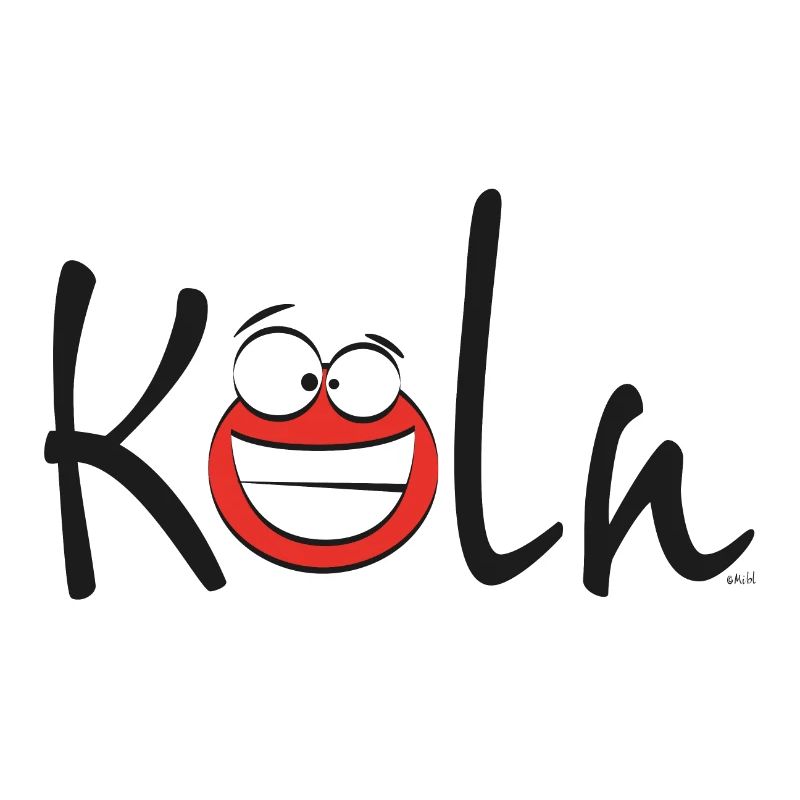 Cologne Smile: Köln Comic Gesicht