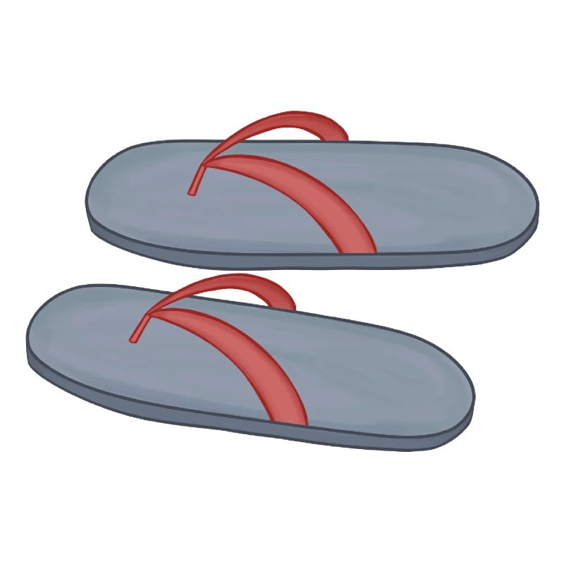Conception de tongs de plage
