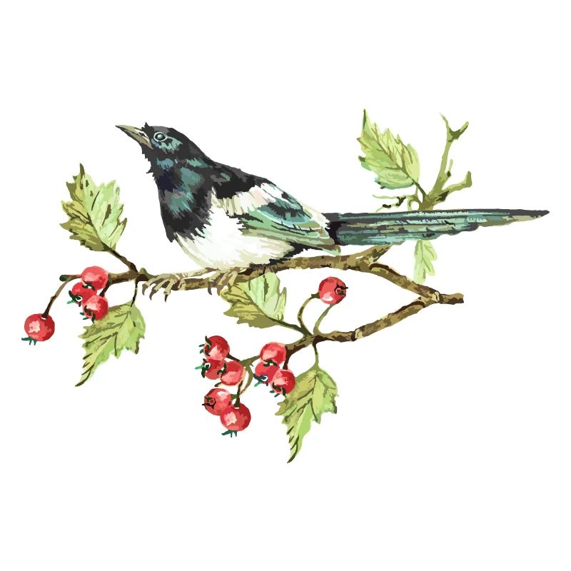 Bunter Vogel