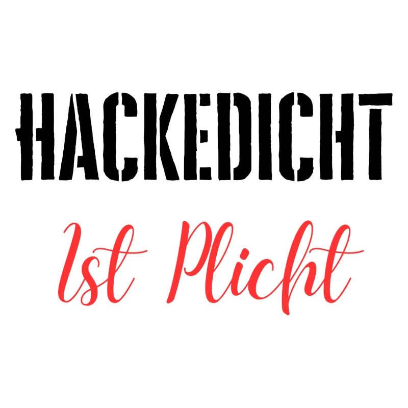Hackedicht is mandatory