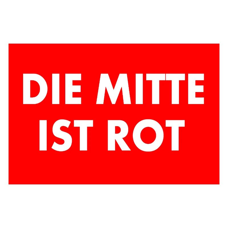 die mitte ist rot