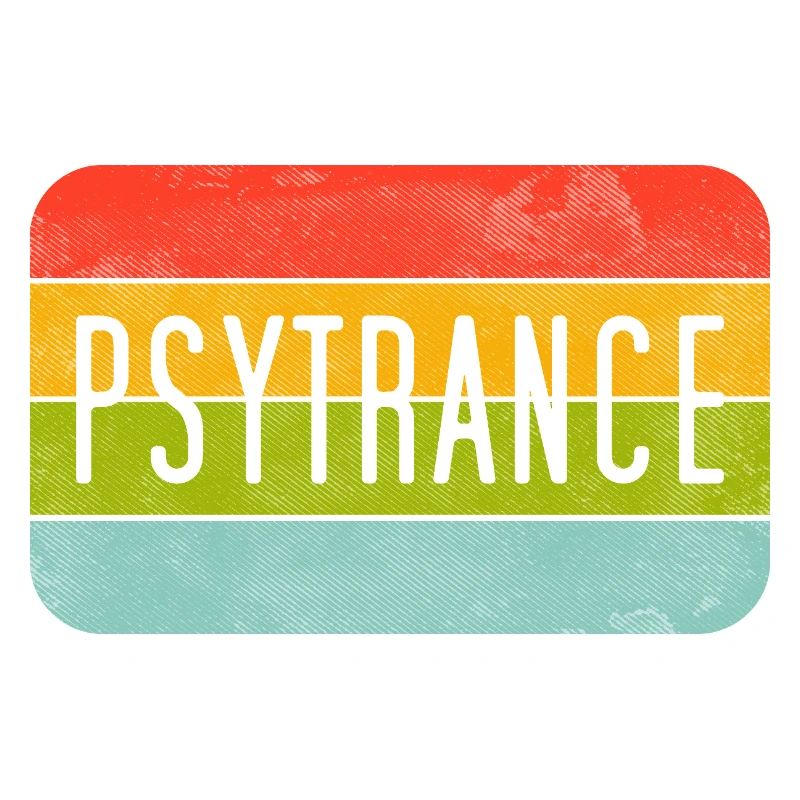 Psytrance Rayures Arc-en-ciel