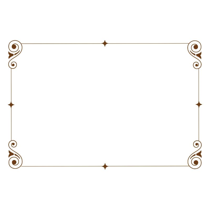 Nostalgia Frame, Square, Ornament