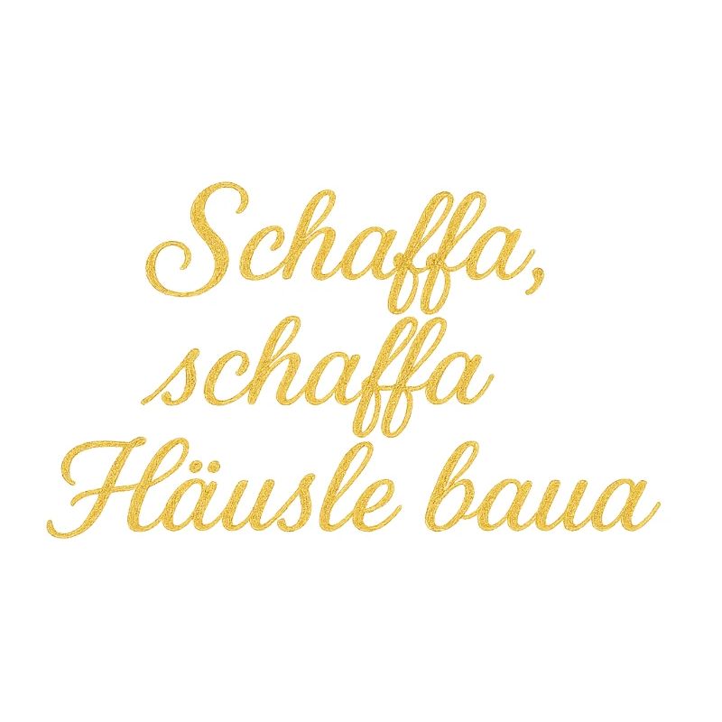 Schaffa Schaffa Häusle baua
