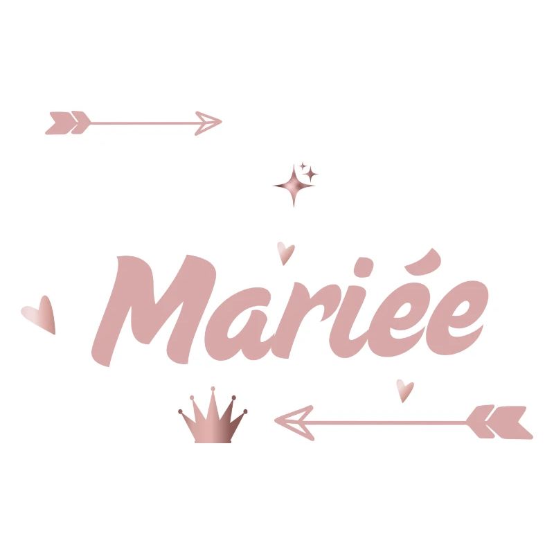 la mariée rose flèche