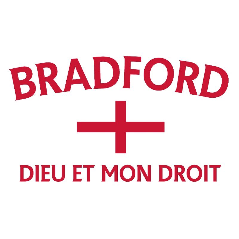 Drapeau de Bradford avec devise