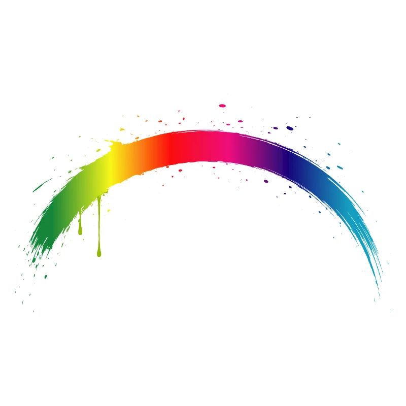 Rainbow Arc Gradient Splash Art