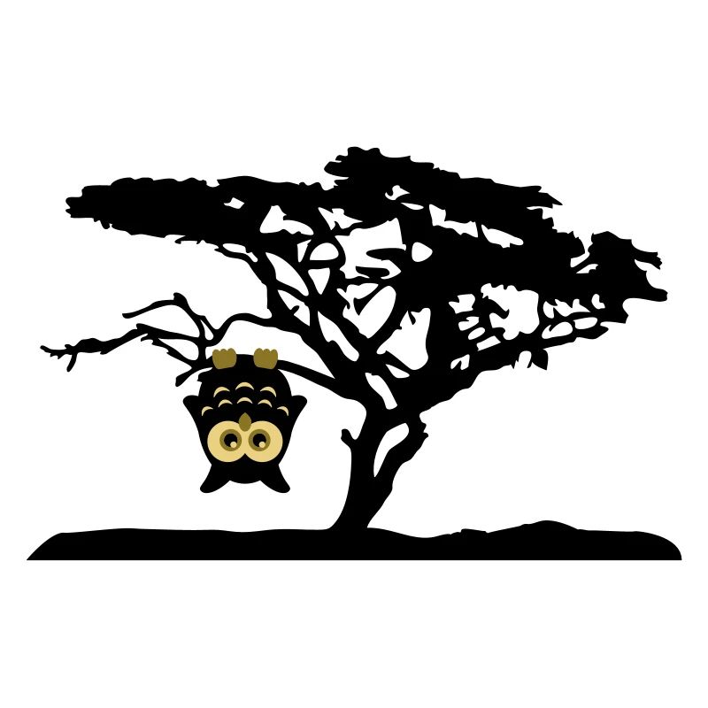 Owl Tree Hanging upside Different