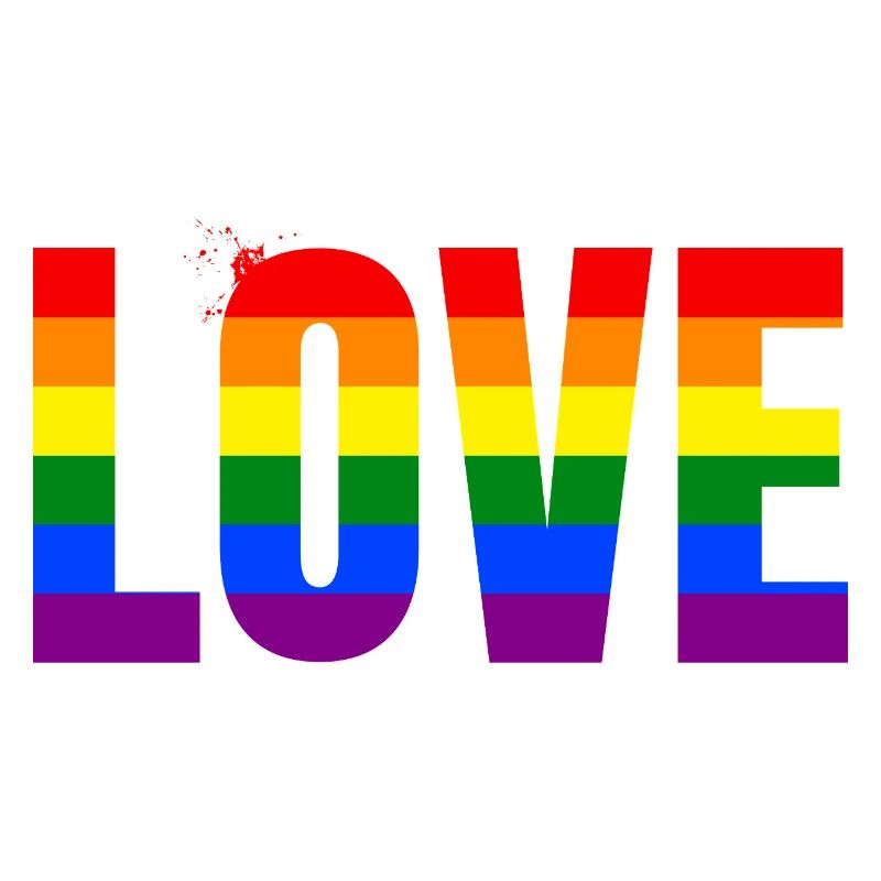 LOVE Rainbow Statement – Bold Equality Message