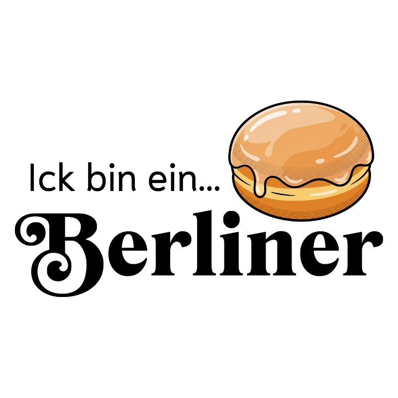 Ick bin ein Berliner Statement Kult Kostüm