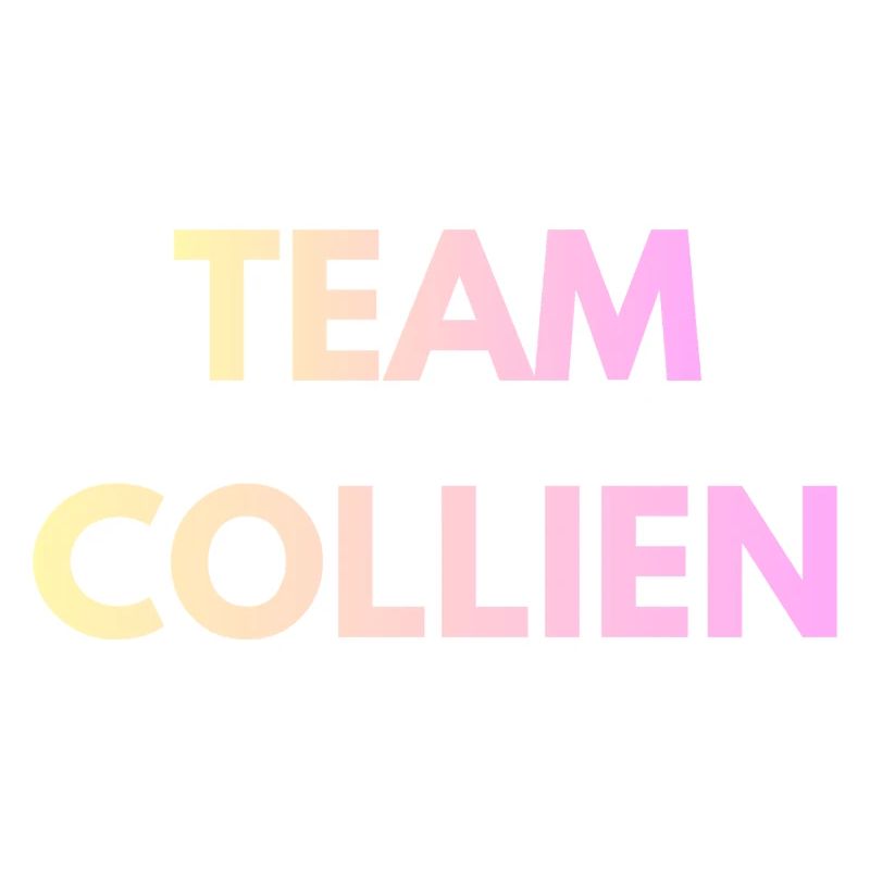 Team Collien Gradient Text