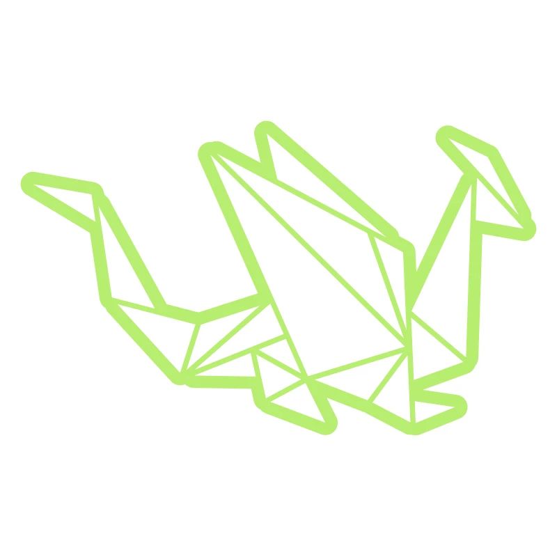 Origami: stolzer Drache