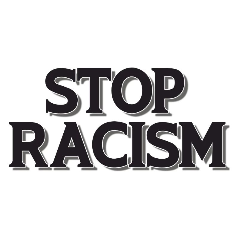 Stop Racism black