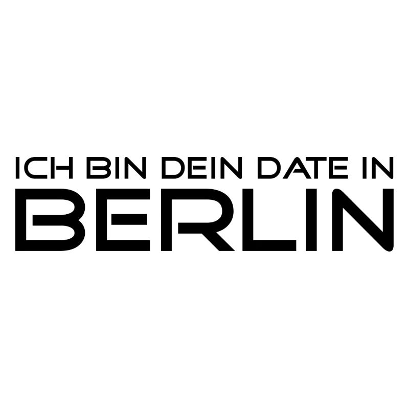 Ich bin dein Date in Berlin - Schwarz