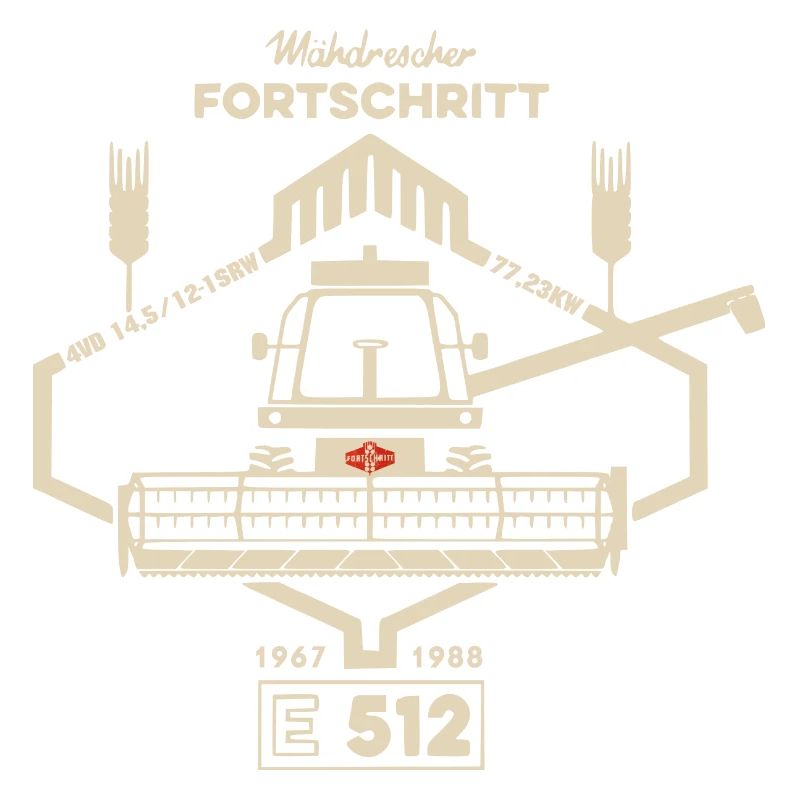 FORTSCHRITT Mähdrescher E 512 DDR ostalgie LPG