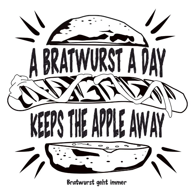 A Bratwurst a day keeps the apple away