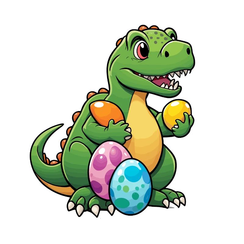 Dinosaur Easter Eggs Easter