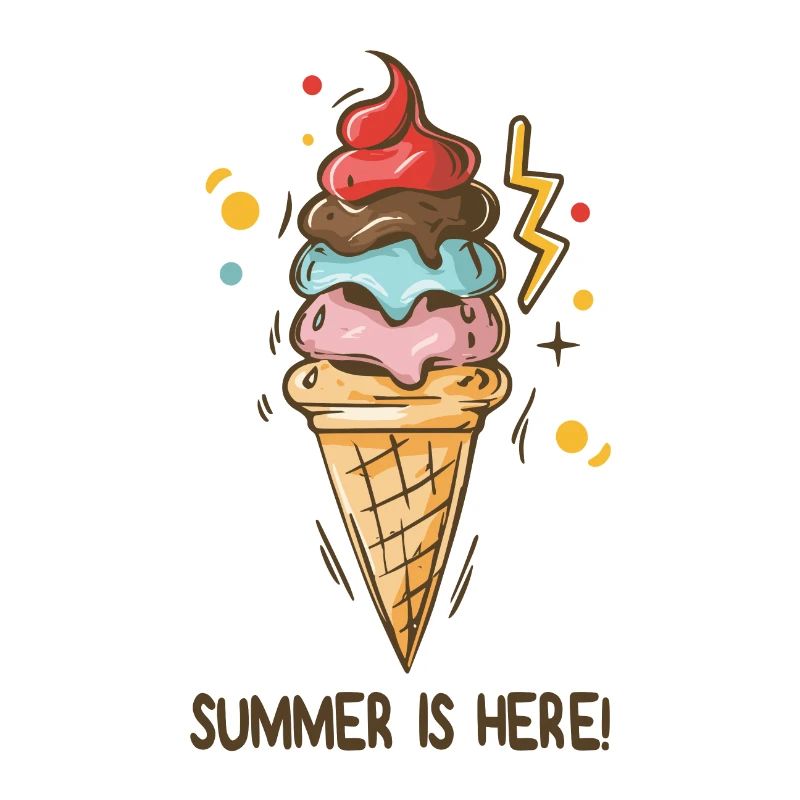Eis Summer is here Eiscreme Eisdiele Sommerzeit