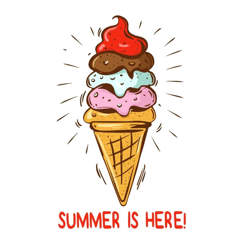 Eis Summer is here Eiscreme Eisdiele Sommerzeit