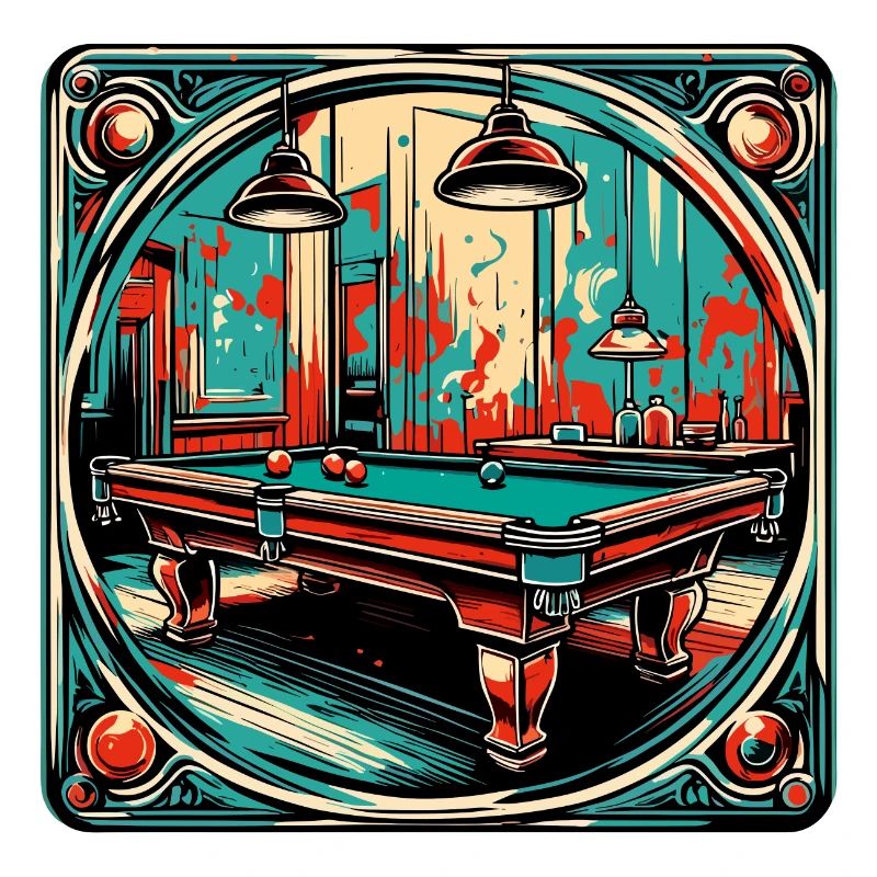 Billard / Boule de billard / 8 boules / billard / Kö
