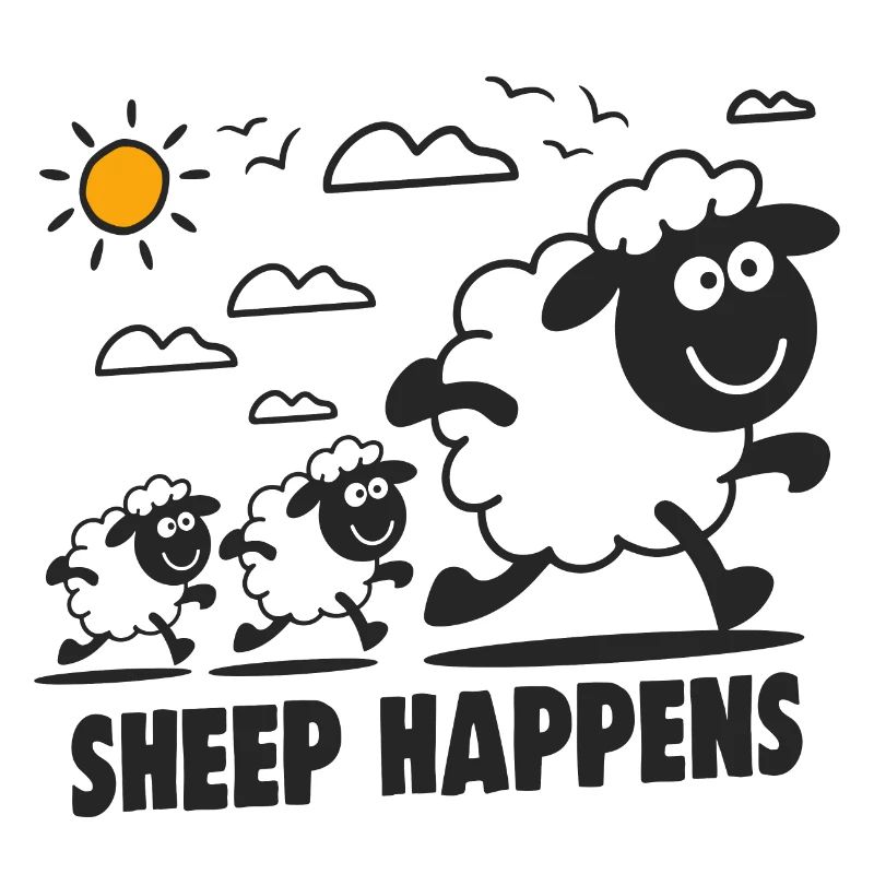 Funny Sheep Sheep Happens