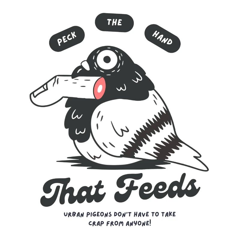 Peck The Hand That Feeds – Satirical Dove