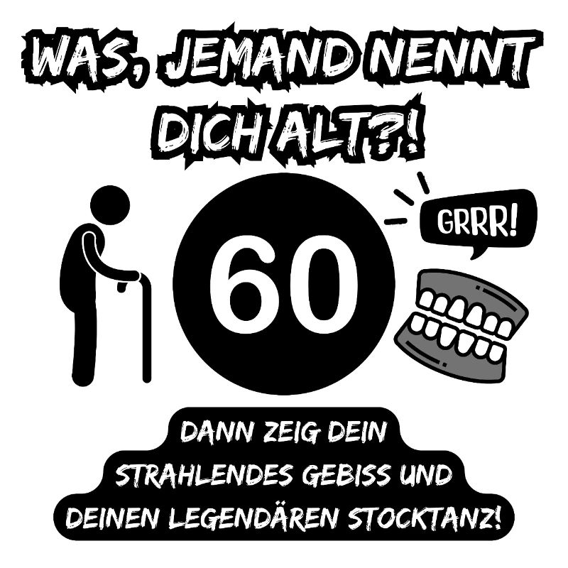 60 and legendary: Teeth out, stick dancing on!