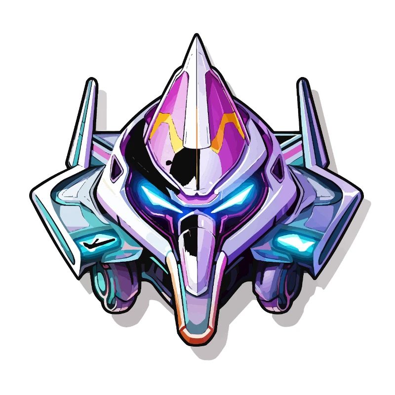 Neon Mech Kriegerhelm