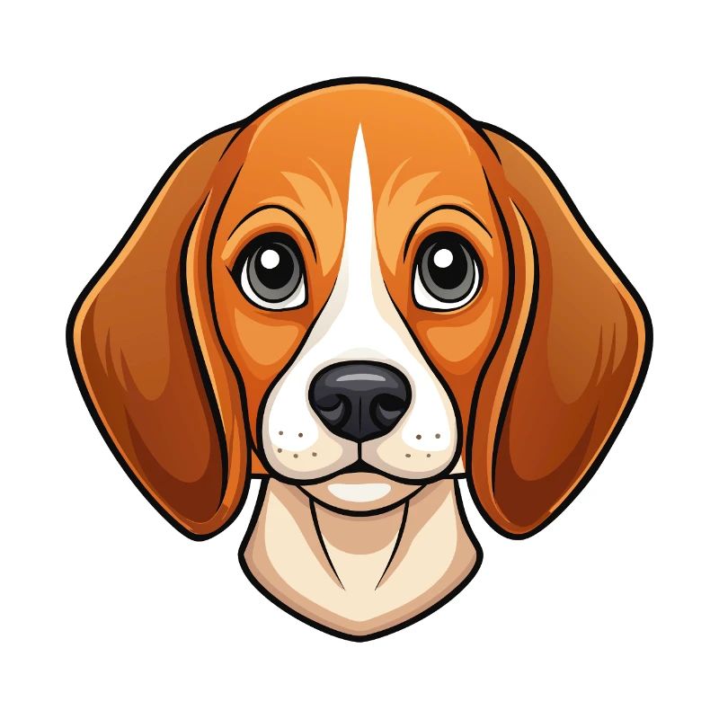 Beagle-Gesicht