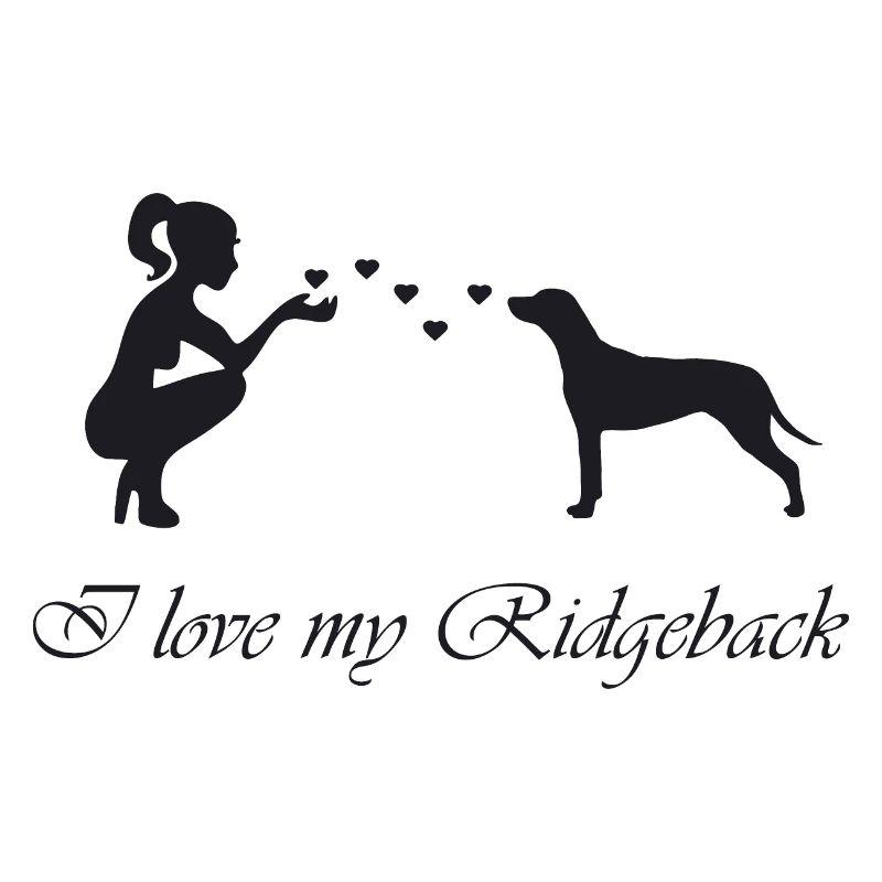 Rhodesian Ridgeback mit Frau