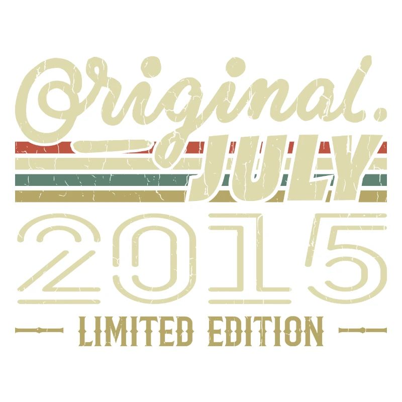 Juli 2015 Original Geburtstagsgeschenk 2015