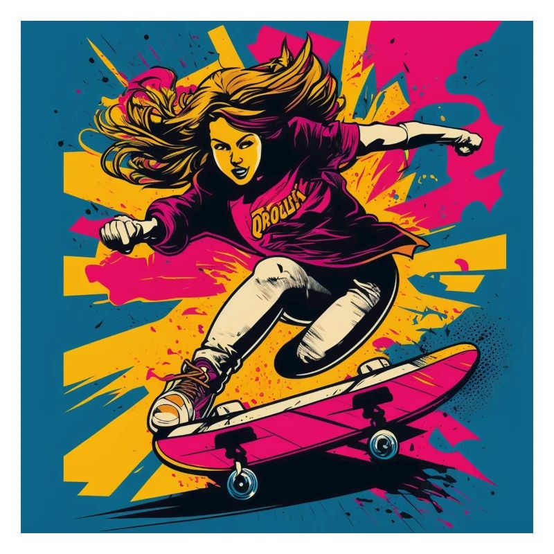 Skater-Mädchen