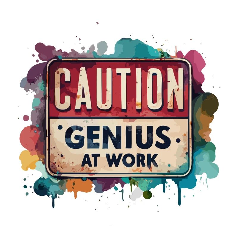 CAUTION Genius at work