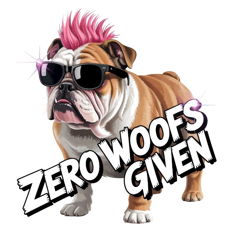 Bulldog Punk Mohawk Tee