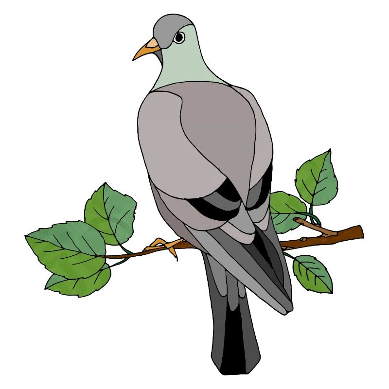 Bunter Vogel