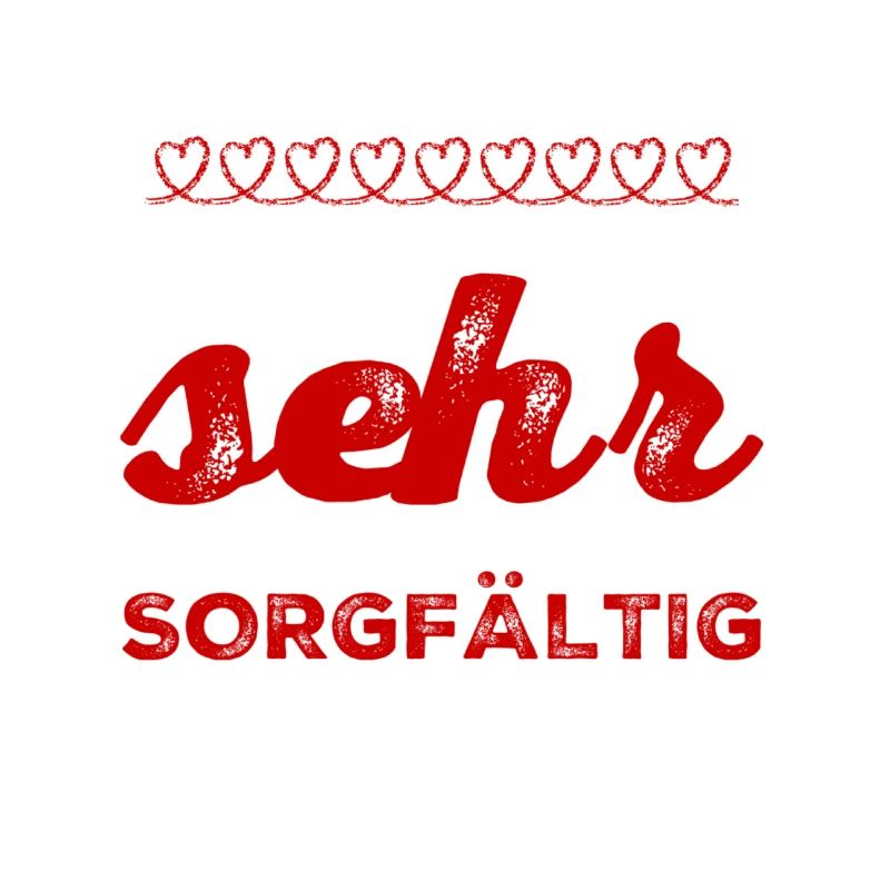 Sorgfalt geht immer