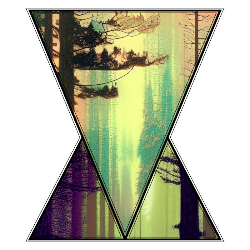 nature forest triangle