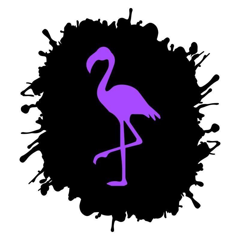 Éclaboussures de flamant rose