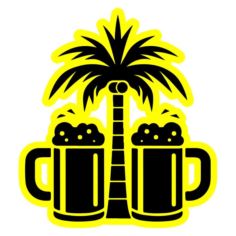 Bier Palmen Strand