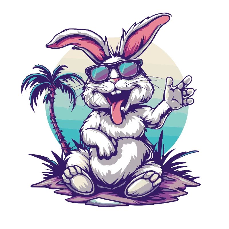 Rabbit Island Palm Tree