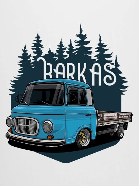 German Classic Car // Illustration // Barkas