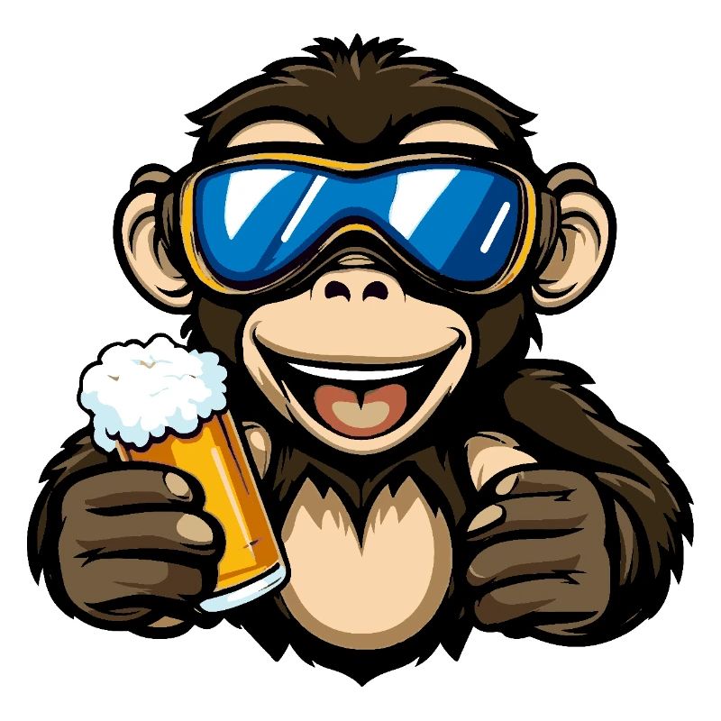 Monkey après-ski beer